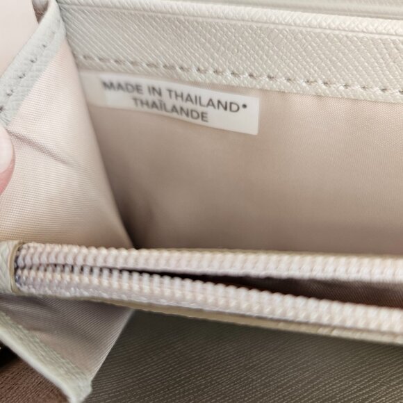 Coach Darcy Bow Accordion Zip Wallet F51668, Silver/Sand - Picture 12 of 12